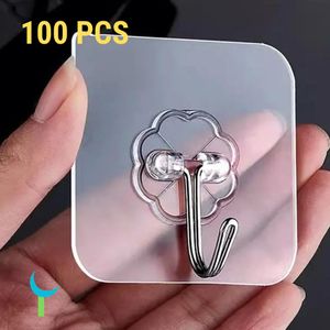 100 Crochets Muraux Auto-adhésif 