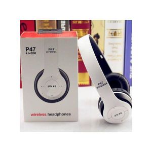 P47 Casque Sans Fil Bluetooth Pliable
