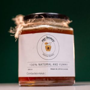 Miel 100% Naturelle De Toutes Fleurs Made In Côte d'Ivoire 500g.