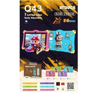 Tablette incassable pour enfants 256GB 8 Go de RAM pour fille 