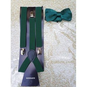 Bretelle Noir + Nœuds Papillon