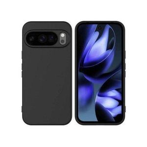 Coque en silicone compatible Google Pixel 10 Pro XL  - Noir