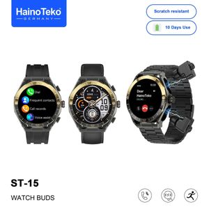 HAINOTEKO Montre connectée ST-15 BUDS