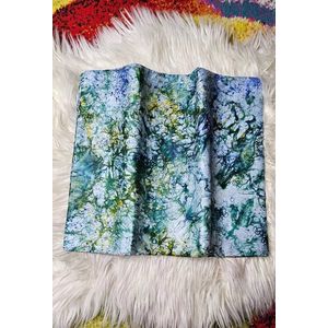 Tissu Viscose Plissé Tie-Dye 