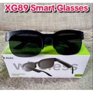 Lunettes intelligentes XG89 avec traduction IA, écouteurs stéréo sans fil Bluetooth 5.3 pour le sport, la musique et les appels avec assistant vocal (en promotion).