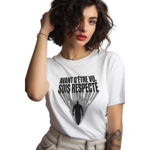 T-shirt unisexe blanc 