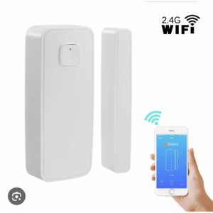 DÉTECTEUR D'OUVERTURE ET DE FERMETURE DE VOS PORTES ET FENÊTRES CONNECTÉ VIA WI-FI 