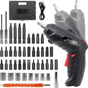 Perceuse Visseuse Sans Fil / Visseuse + 47 Accessoires-noir