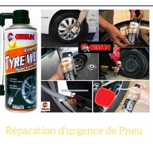 ANTI-CREVAISON KIT DE REPARATION PNEU AUTO VEHICULE LEGER