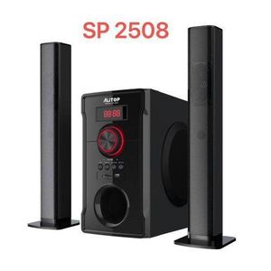 ALiTOP Woofer SP-2508 Home Cinéma - Chaîne HI-FI - Noir Garantie 12 Mois