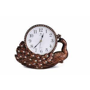 Horloge Décorative Paon Luxe avec Cristaux – Design Élégant & Raffiné