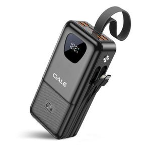 Oale Power Bank – 30000mAh, Charge Rapide 22.5W avec Écran LED