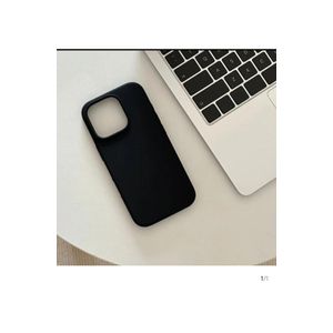 Coque en silicone pour iPhone 15pro Max avec 2 antichocs