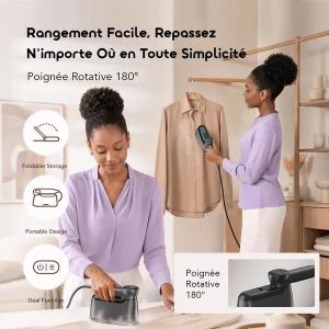 Oraimo SteamCore Lite OEI-201A – Fer à Repasser Vapeur 2-en-1