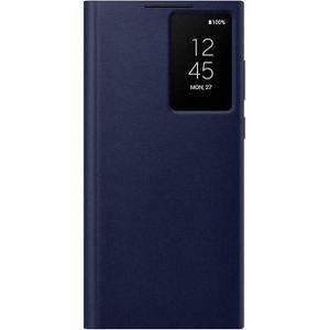 Etui A Rabat Intelligent Compatible Pour Samsung Galaxy S22 Ultra - BLEU