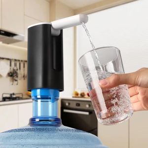 Pompe à eau pliable, rechargeable par USB, pompe électrique portable pour eau en bouteille, utilisation à domicile, au bureau, en camping