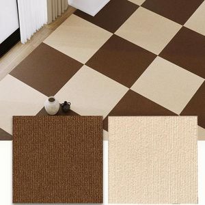 10pcs Dalles De Moquette Rectangulaires Autocollantes 30x30CM
