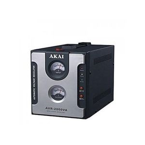 AKAI Régulateur De Tension - Stabilisateur - 2000 V - Noir/Gris GARANTIE 24 MOIS