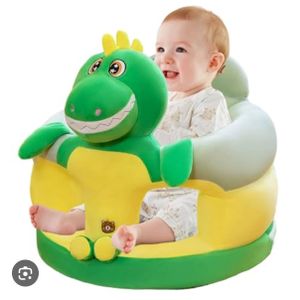 Fauteuil de Soutien Bébé en Peluche Dinosaure