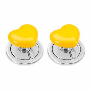 Lot de 2 Presseur De Toilettes En Forme De Cœur