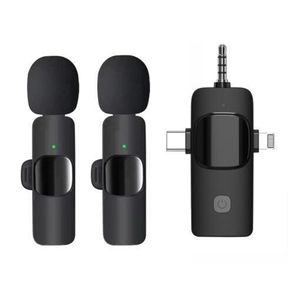 Micro Cravate Double 2 En 1 - Sans Fil Avec 99% Réduction De Bruit 