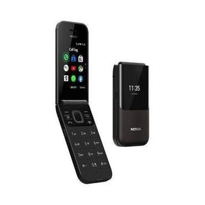  Nokia 2720 Flip Phone - Flip Phone - Black - 2 Chips - GSM