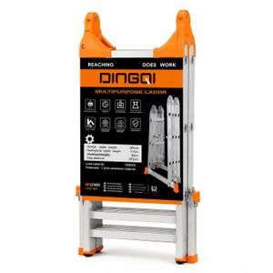 Échelle Multifonction Aluminium Pliable DINGQI – Ultra Résistante & Polyvalente