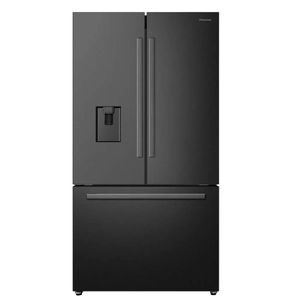 Hisense Frigo - Rt-93Wc1 -  2 Portes - 1 Tiroir - Noir - Inverter - No Frost - Dist. D'Eau - Multi Airflow