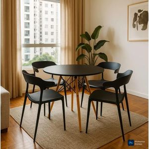 Table De Salle À Manger + 4 Chaises