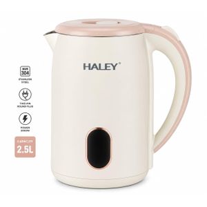 Halley Bouilloire Électrique 2,5 L – Inox   – Arrêt Automatique