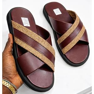 Sandale en simili cuir