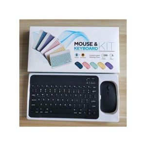  clavier et souris sans fil Bluetooth rechargeables