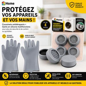 Coussinets Antidérapants Anti-Vibration+ Gant multifonction 