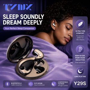 TYNIX Écouteurs Intra-auriculaires Stéréo Bluetooth Sans Fil Avec Basses