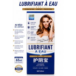 Lubrifiant Intime à Base d'Eau – Gel Lubrifiant Hydratant Longue Durée – 65 ml