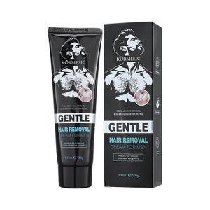 KORMESIC Crème dépilatoire douce et nettoyante en profondeur pour hommes 100 g