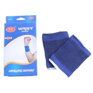 Kit de Protection Sportive 4-en-1 – Orthèses de Maintien Élastiques (Poignet, Coude, Cheville, Genou) – Bleu