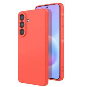 Coque En Silicone Compatible Pour Samsung Galaxy A57 5G Avec Antichoc - ROUGE