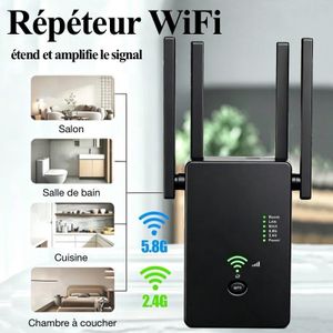 Genetic 1200Mbps WiFi Repeater 2.4G & 5.8G 3 Modes WISP AP Router / WiFi Signal Booster