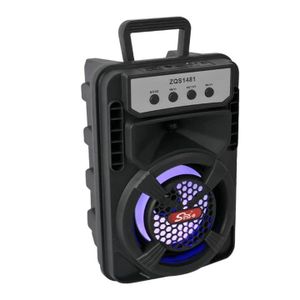  Enceinte Bluetooth avec LED – Son Puissant et Portable