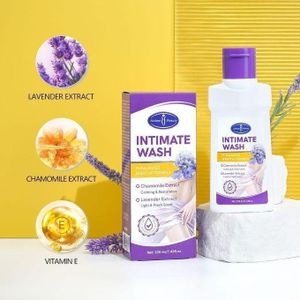 Aichun Beauty Gel Intime Bio à l'Extrait de Lavande pour Femme - Soin Lavant Apaisant et Réparateur à pH Équilibré