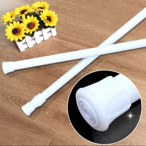 10 Tringles à Rideau Extensible Sans Perçage – Barre de Tension Réglable – Blanc – Installation Facile
