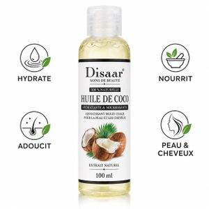 Disaar Huile corporelle hydratante à la noix de coco
