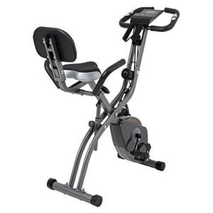 vélo D'appartement Statique Pliant Avec écran LCD Et Siège - Noir 97x51x115cm