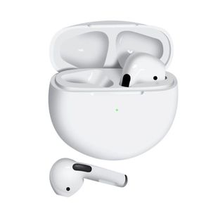 Écouteurs Bluetooth sans fil intra-auriculaires blancs, mode mono/stéréo réglable et réduction de bruit d'appel