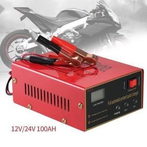Chargeur/mainteneur de charge intelligent automatique à LED 12 V/24 V, type impulsionnel, pour batteries au plomb et au lithium, 140 W, 220 V CA