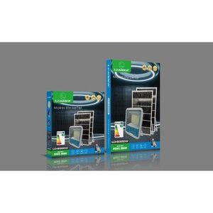Leadder Projecteur solaire avec panneaux LED- LD-B300W