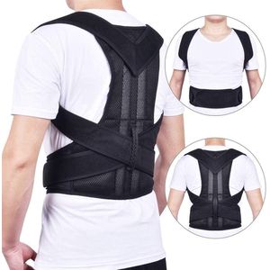 Correcteur de Posture Réglable Dos Épaule, Soutien de la Colonne Vertébrale Ceinture de Correction de Posture Noir