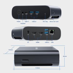 Gm Mini PC Bureau intel N5095 (2.90 GHz)