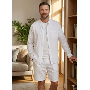 Chemise et short en coton pour homme